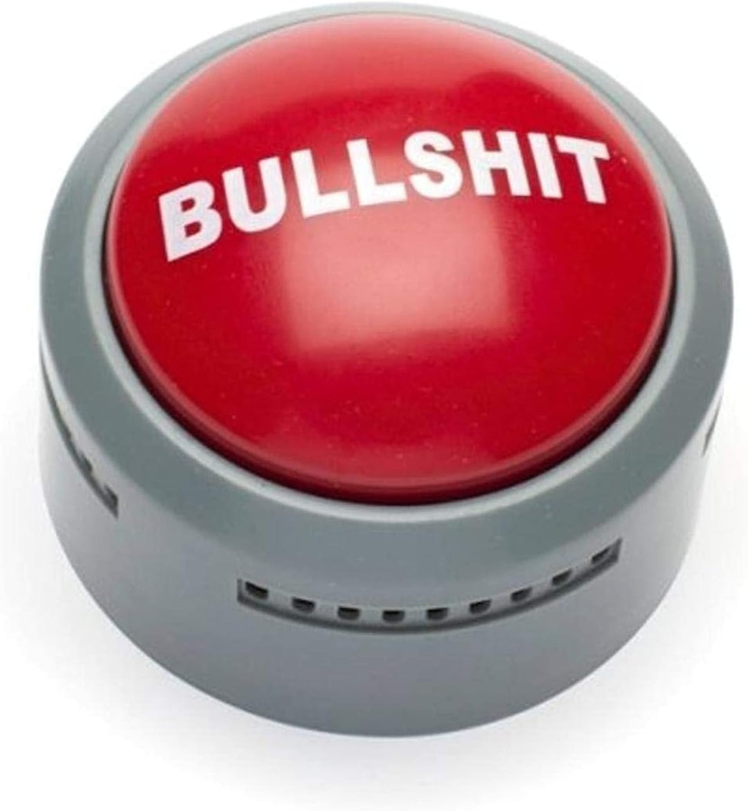 Funtime Bullshit Alert Button | With 5 Different Anti-BS Responses | Big Red Buzzer