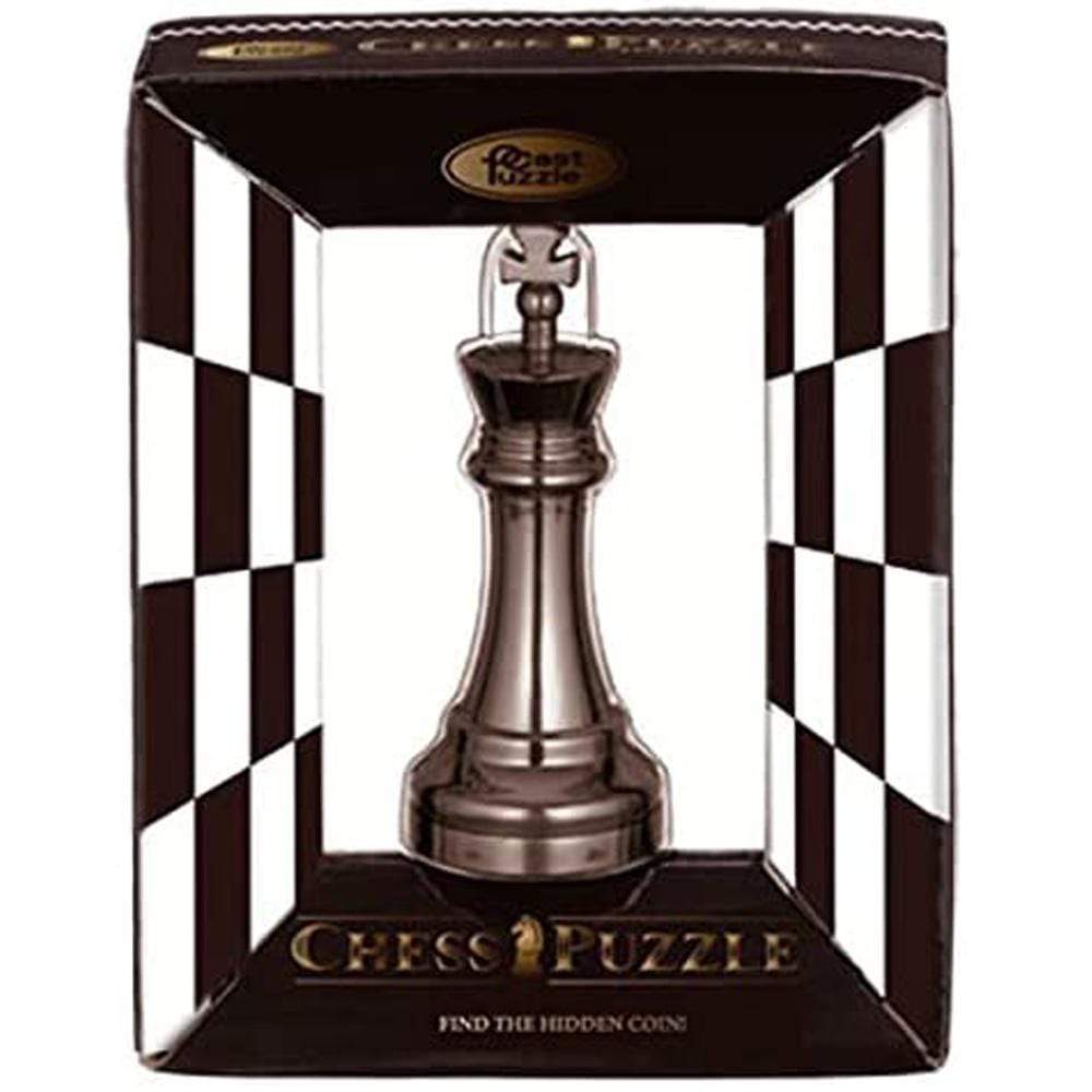 Huzzle Puzzle Hanayama Cast Puzzle Premium Series - Chess Black King