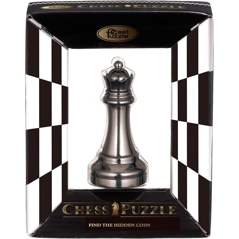 Huzzle Puzzle Hanayama Cast Puzzle Premium Series - Chess Black Queen