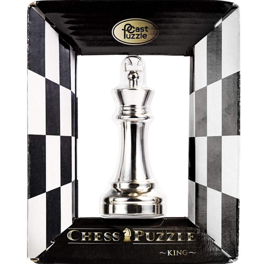 Huzzle Puzzle Hanayama Cast Puzzle Premium Series - Chess King