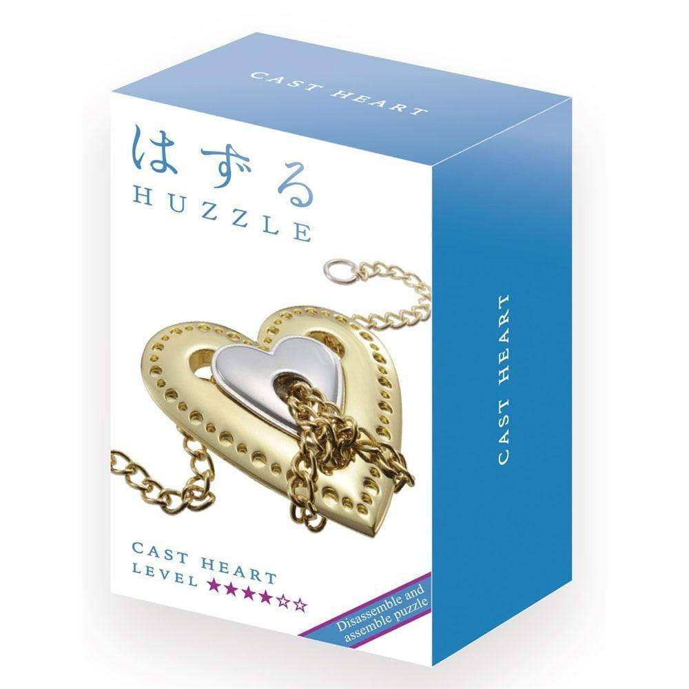 Huzzle Puzzle Hanayama Huzzle Cast Puzzle Heart - LEVEL 4