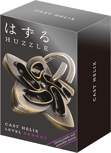 Huzzle Puzzle Hanayama Huzzle Cast Puzzle Helix - LEVEL 5