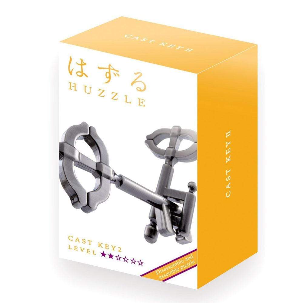 Huzzle Puzzle Hanayama Huzzle Cast Puzzle Key II - LEVEL 2