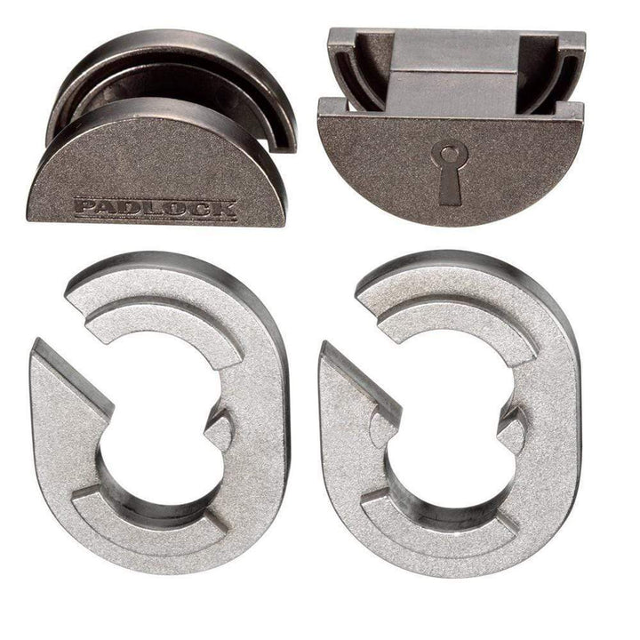 Huzzle Puzzle Hanayama Huzzle Cast Puzzle Padlock - LEVEL 5